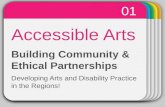 Kristina Tito - Developing Arts and Disability Practice in the Regions!