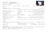Tori Waner Acting Resume 1-2