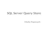 SQL Server 2016 Query store