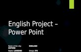 English project – leandro juárez 3°a