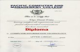 Pacific- Diploma Award