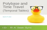 Geek Sync I Polybase and Time Travel (Temporal Tables)