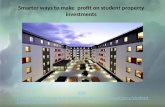 Smarter ways to make  profit on student property investments