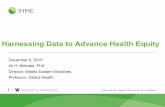 Harnessing Data to Improve Health Equity - Dr. Ali Mokdad