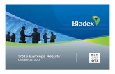 Bladex's 3 q15 conference call presentation