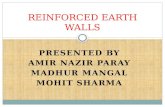 Reinforced earth wall and its design parameters