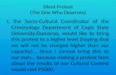 The One Who Deserves (Silent Protest)