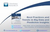 Ventana Research Best Practices in Big Data and Predictive Insights Presentation at Teradata Partners