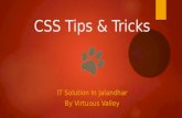 Css tips & tricks- IT solution in jalandhar