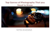 Top Genres of Photography That You Should Know by Nitin Khanna