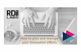20160511_RDiL Labs_How to Plan and Manage your Innovation Efforts_Keith Finglas