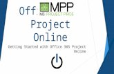 Office 365 Project Online-Getting Started