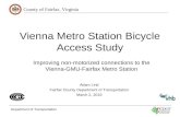 Vienna Metro Station Bicycle Access Study