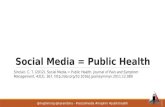 Social Media for Public Health Professionals