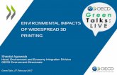 Environmental Impacts of Widespread 3D printing
