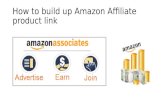 How to build up amazon affiliate product link
