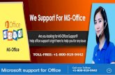 Microsoft support phone number  1-800-919-9442  support for microsoft office