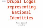 Drupal Logos Representing National Identities
