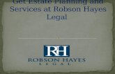 Get Estate Planning and Services at Robson Hayes Legal