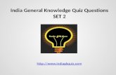 India General Knowledge Quiz Questions-2