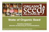 State of Organic Seed