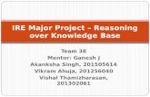 IRE Major Project - Reasoning over Knowledge Base