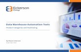 Oktober 2015 - Eckerson - Data Warehouse Automation Tools