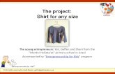 Kids innovative project  - Shirt for any size