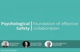 Psychological Safety Foundation of Effective Collaboration (LAST Conf 2016, Melbourne, Australia)
