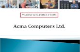 Acma Computers : Network Solutions