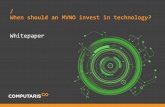When should an MVNO invest in technology - Whitepaper preview