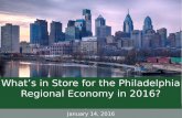 What's in Store for the Philadelphia Regional Economy in 2016