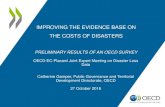 OECD Disaster Loss Data OECD Survey Results, Cathérine Gamper OECD