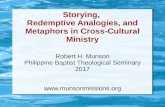 Storying-- Redemptive Analogies, and Metaphors in Cross-Cultural Ministry