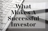 What Makes A Successful Investor