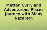 Mutton Curry and Adventurous Places Journey with Binoy Nazareth