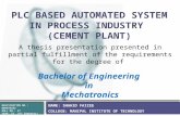 PLC BASED AUTOMATED SYSTEM IN PROCESS INDUSTRY (Final Presentation)