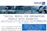 Diabetes: Social media for empowering patients