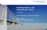 Share point excellence evening   collaboration mit sharepoint 2013
