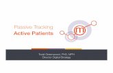 Passive data collection entails active patients: Refocusing the UX lens in clinical trials