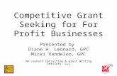 Competitive Grant Seeking for For-Profit Businesses