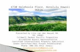 Welcome to 4730 Halehoola Place Honolulu Hawaii 96816