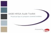 Practical tips for preparing for a 340B HRSA audit