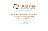 Agile for Embedded & System Software Development : Presented by Priyank KS