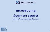 Acumen Sports Franchise