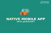 Sony lazuardi   native mobile app with javascript