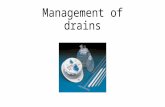 Drains management in surgery