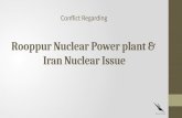 Roopur power plant and iran nuclear conflict