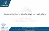 Personalized Mobile Applications in HealthCare by Bhargavi Upadhya