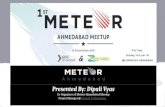 Introduction to meteor at first meteor ahmedabad meetup event